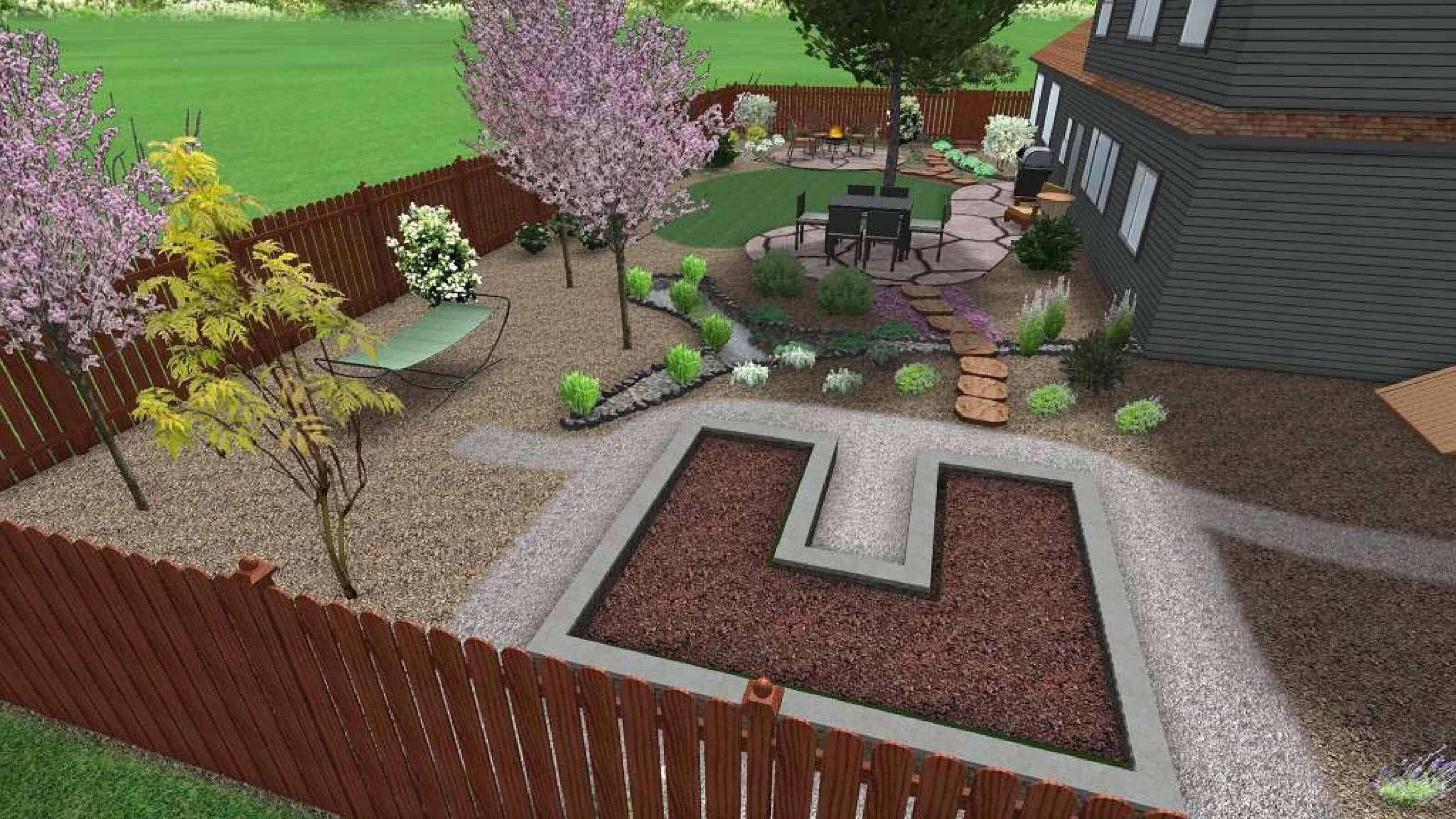 Online Landscape Designs 2d And 3d Garden Design Images